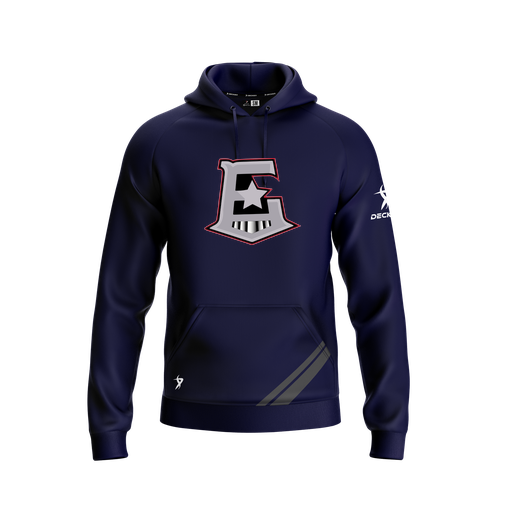 [FOLHSMNV-YXS-LOGO1] Decker Summit Hoodie (Youth XS, Navy, Logo 1)