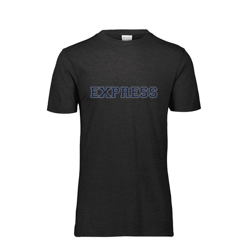 [FTSCUBBK-YS-LOGO2] Decker Youth Tri-Blend T-Shirt - Short Sleeve (Youth S, Black, Logo 2)