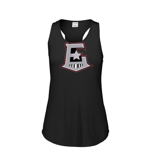 [FT0TUBBK-FAS-LOGO1] Ladies Tri Blend Tank Top (Female Adult S, Black, Logo 1)