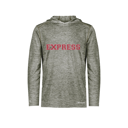 [FOLHCGGY-AS-LOGO3] Decker Men's Charge Hoodie (Adult S, Gray, Logo 3)