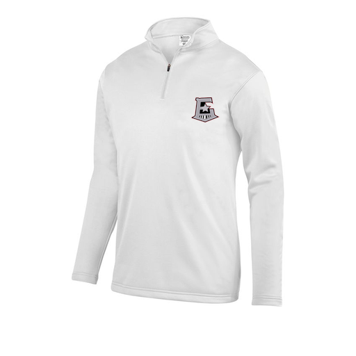 [DFW-FFQZ-WHT-AS-LOGO1] Decker Men's FlexFleece 1/4 Zip (Adult S, White, Logo 1)