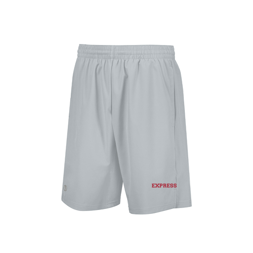 [229556.099.XS-LOGO3] Men's Weld Short (Adult XS, Silver, Logo 3)