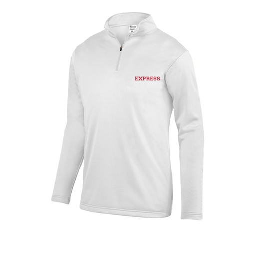 [5508.005.S-LOGO3] Decker Youth FlexFleece 1/4 Zip (Youth S, White, Logo 3)