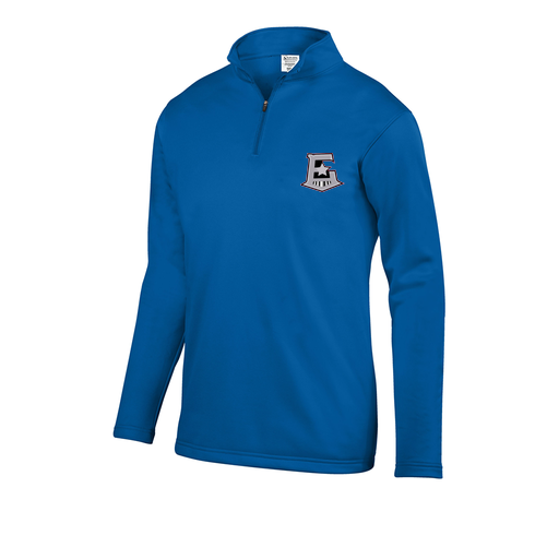 [5508.060.S-LOGO1] Decker Youth FlexFleece 1/4 Zip (Youth S, Royal, Logo 1)