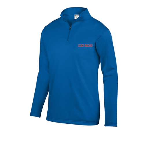 [5508.060.S-LOGO3] Decker Youth FlexFleece 1/4 Zip (Youth S, Royal, Logo 3)