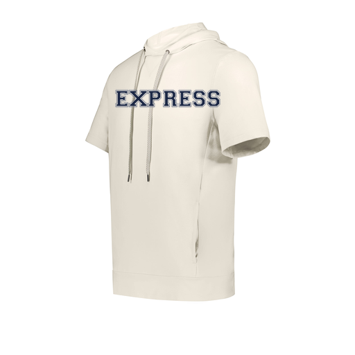 [222605-WHT-YS-LOGO2] YOUTH VENTURA SOFT KNIT SHORT SLEEVE HOODIE (Youth S, White, Logo 2)